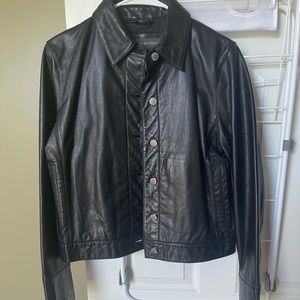 Genuine Leather Jacket from Banana Republic. Size medium